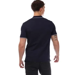 Polo Shirts*Lyle And Scott Tipped Polo Shirt in Navy-White