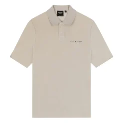 Polo Shirts*Lyle And Scott Towelling Polo Shirt in Cream