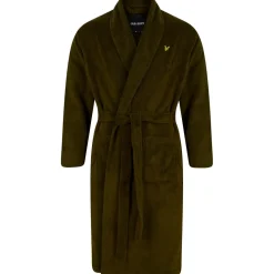 Underwear And Socks*Lyle And Scott Towelling Dressing Gown in Green