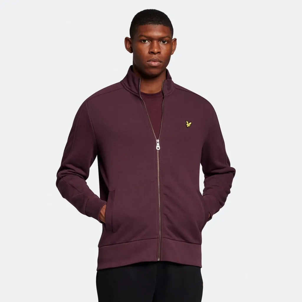 Tracksuits*Lyle And Scott Track Top in Burgundy