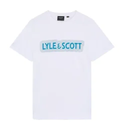 T-Shirts And Vests*Lyle And Scott Vibrations Print T-Shirt in White