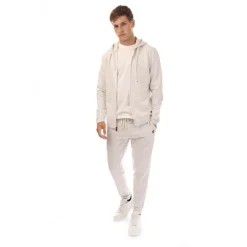 Underwear And Socks*Lyle And Scott Zip Through Hood And Pants Lounge Set in White