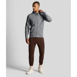 Hoodies*Lyle And Scott Zip Through Hoodie in Grey