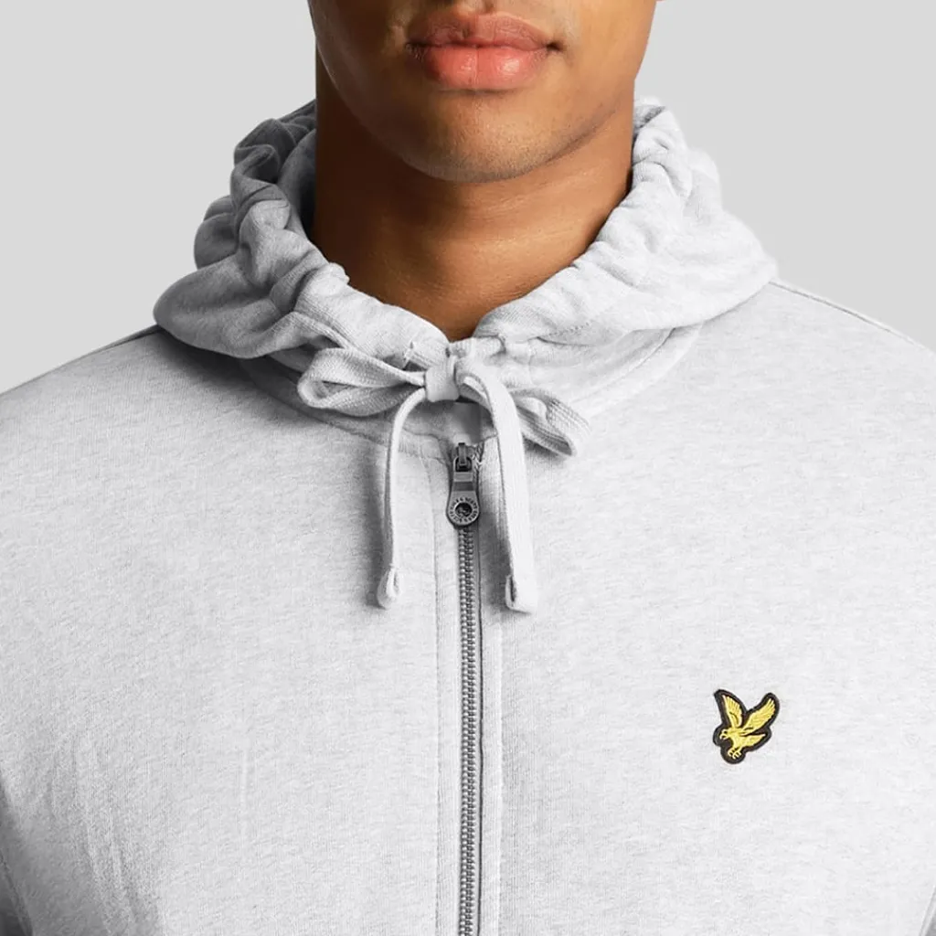 Sweatshirts|Hoodies*Lyle And Scott Zip Through Hoodie in Grey
