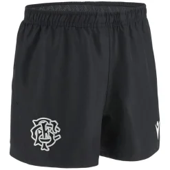Fitness And Gym Shorts*Macron Mens Barbarians 2024 2025 Match Shorts in Black