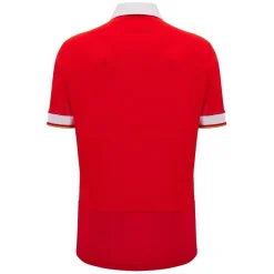 Football And Rugby Clothing*Macron Mens Welsh Rugby Union Home Shirt 2024 Womens in Red