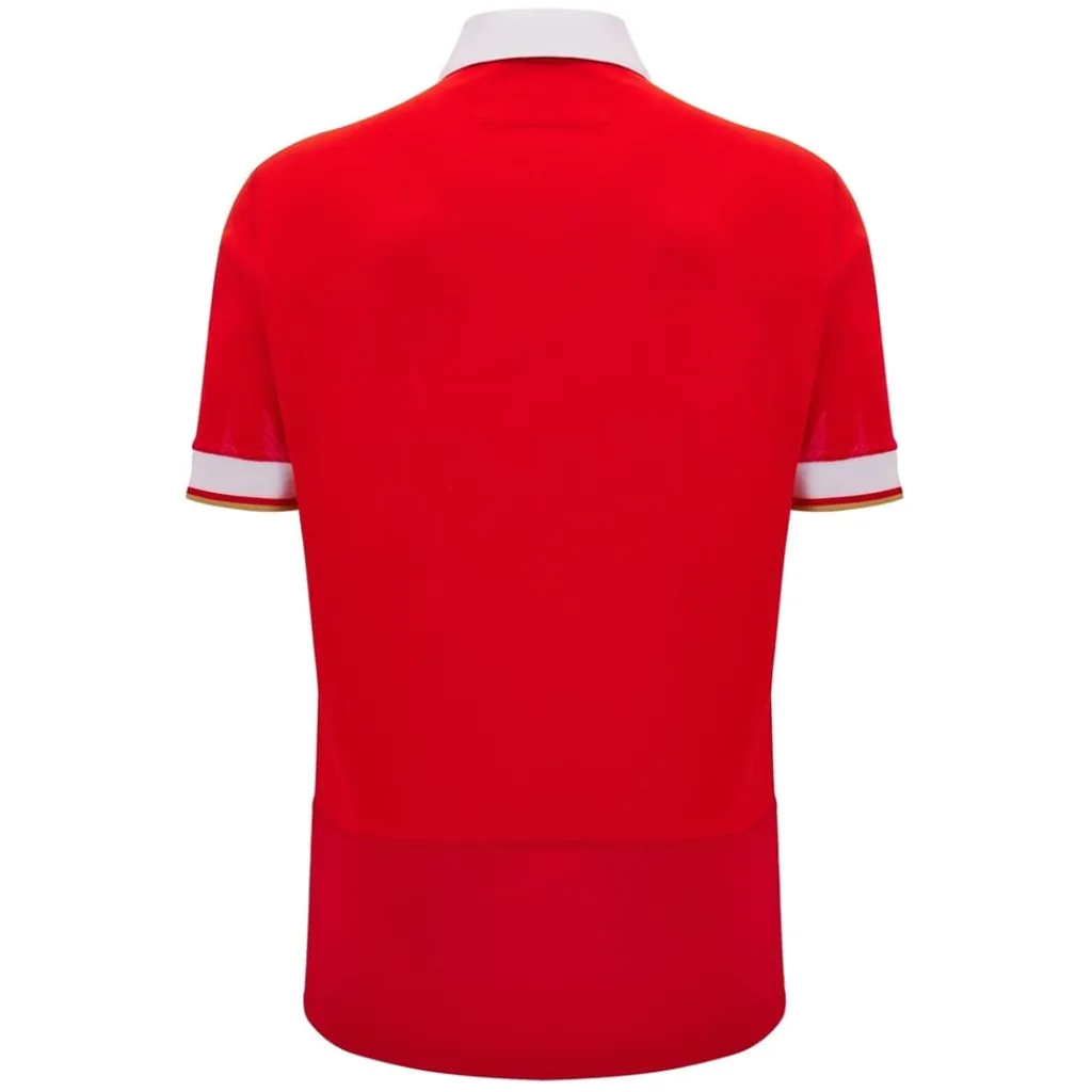 Football And Rugby Clothing*Macron Mens Welsh Rugby Union Home Shirt 2024 Womens in Red