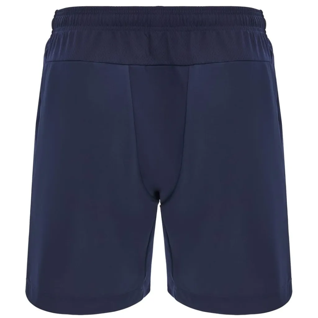 Fitness And Gym Shorts*Macron Scotland Rugby Union Bermuda Travel Shorts 2024 Adults in Blue