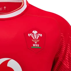 Football And Rugby Clothing*Macron Welsh Rugby Union Home Shirt 2024 Adults in Red