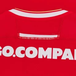 Football And Rugby Clothing*Macron Welsh Rugby Union Authentic Home Shirt 2024 Adults in Red