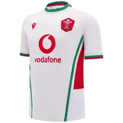 Football And Rugby Clothing*Macron Welsh Rugby Union Away Shirt 2024 Adults in White