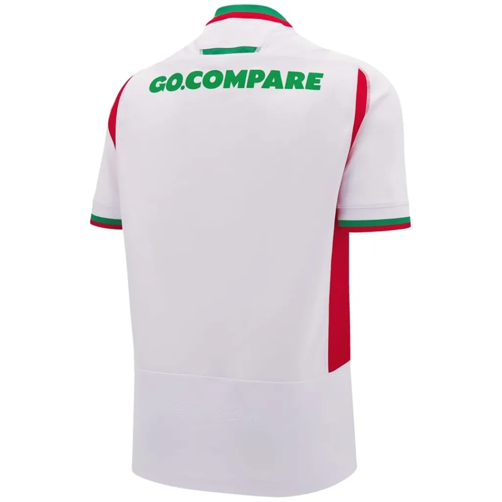 Football And Rugby Clothing*Macron Welsh Rugby Union Away Shirt 2024 Adults in White
