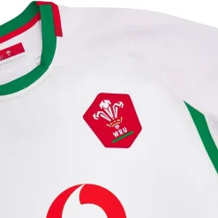 Football And Rugby Clothing*Macron Welsh Rugby Union Authentic Away Shirt 2024 Adults in White