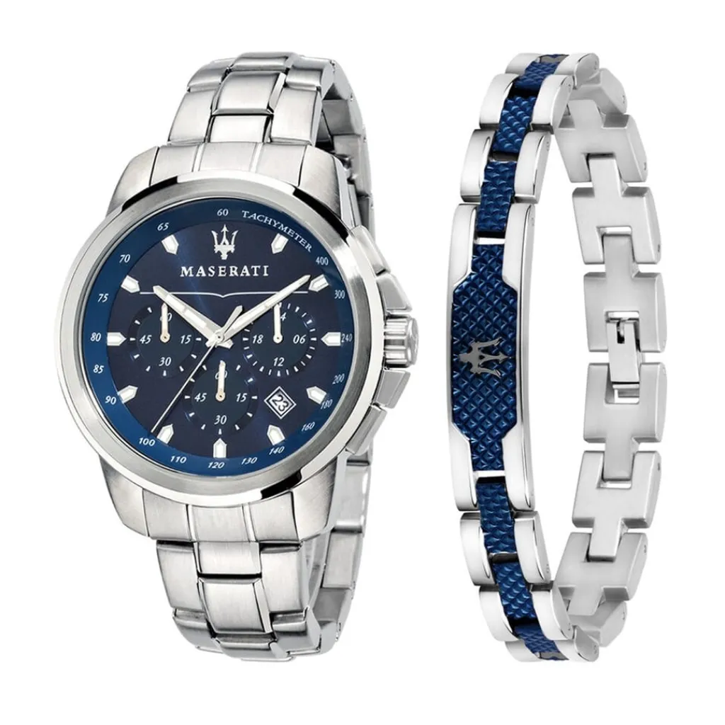Jewellery-Watches*Maserati Gift Set in Silver