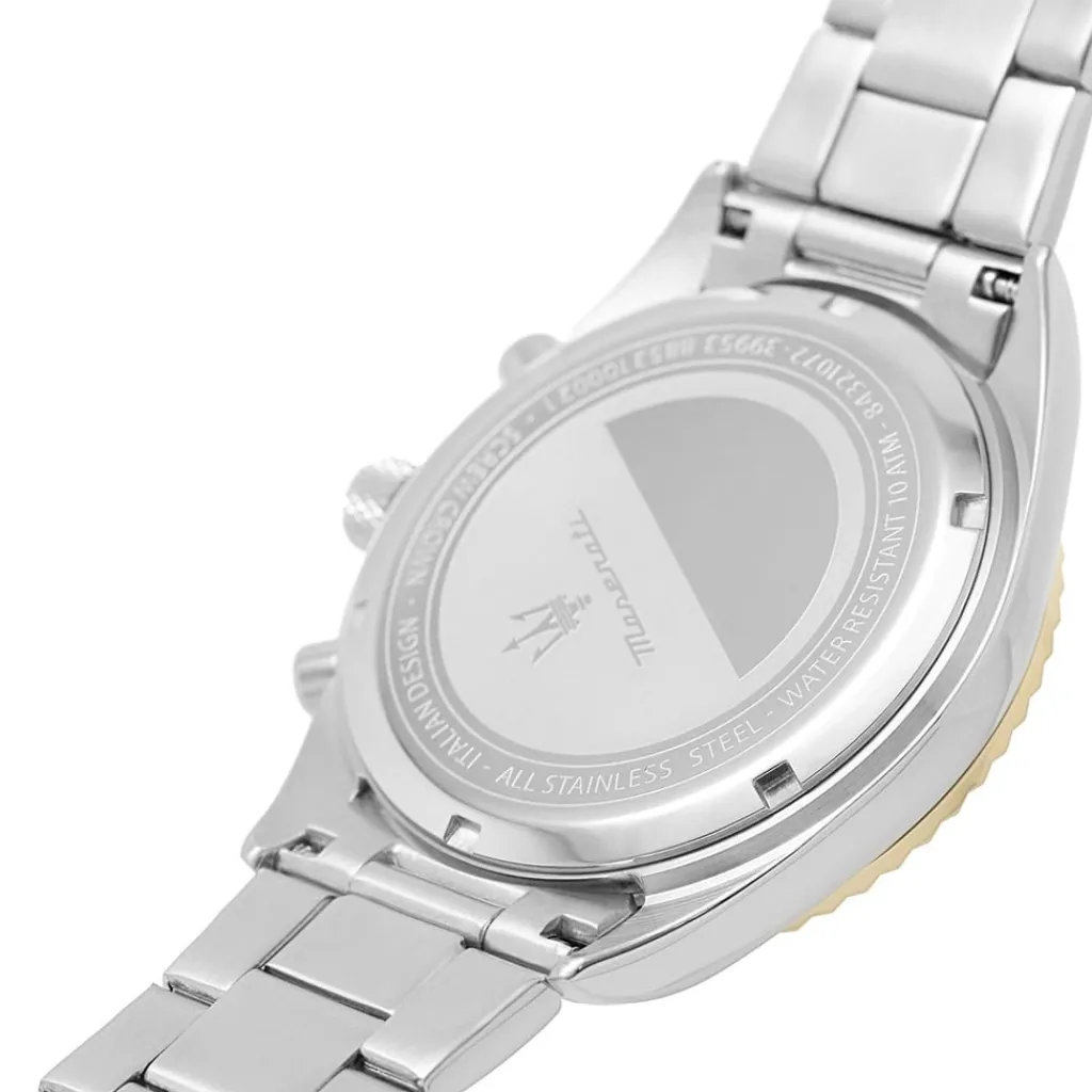Jewellery-Watches*Maserati Stainless Steel Sports Analogue Watch in Silver