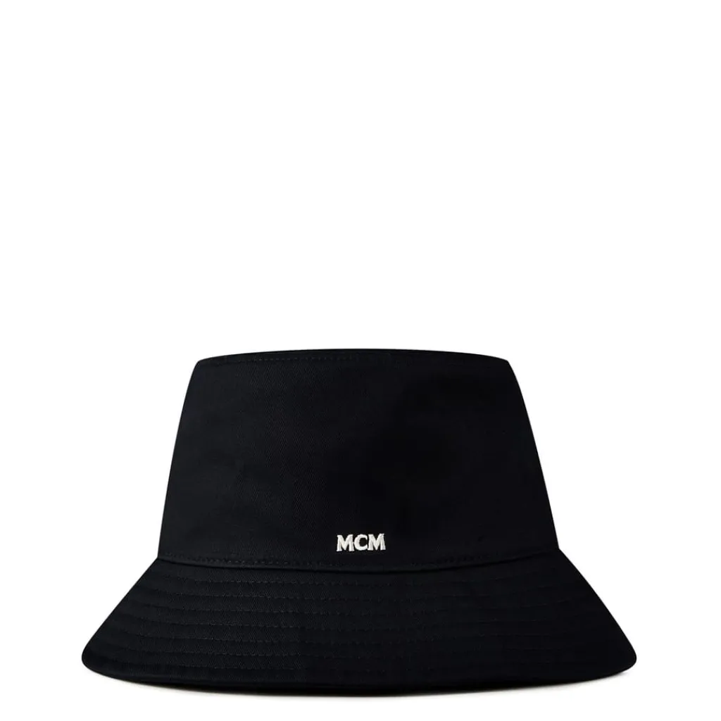 Caps-Hats*MCM Essential Logo Bucket Hat in Blue