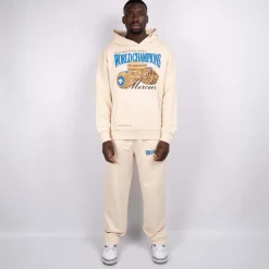 Trousers*Mercier Champions Joggers in Ecru