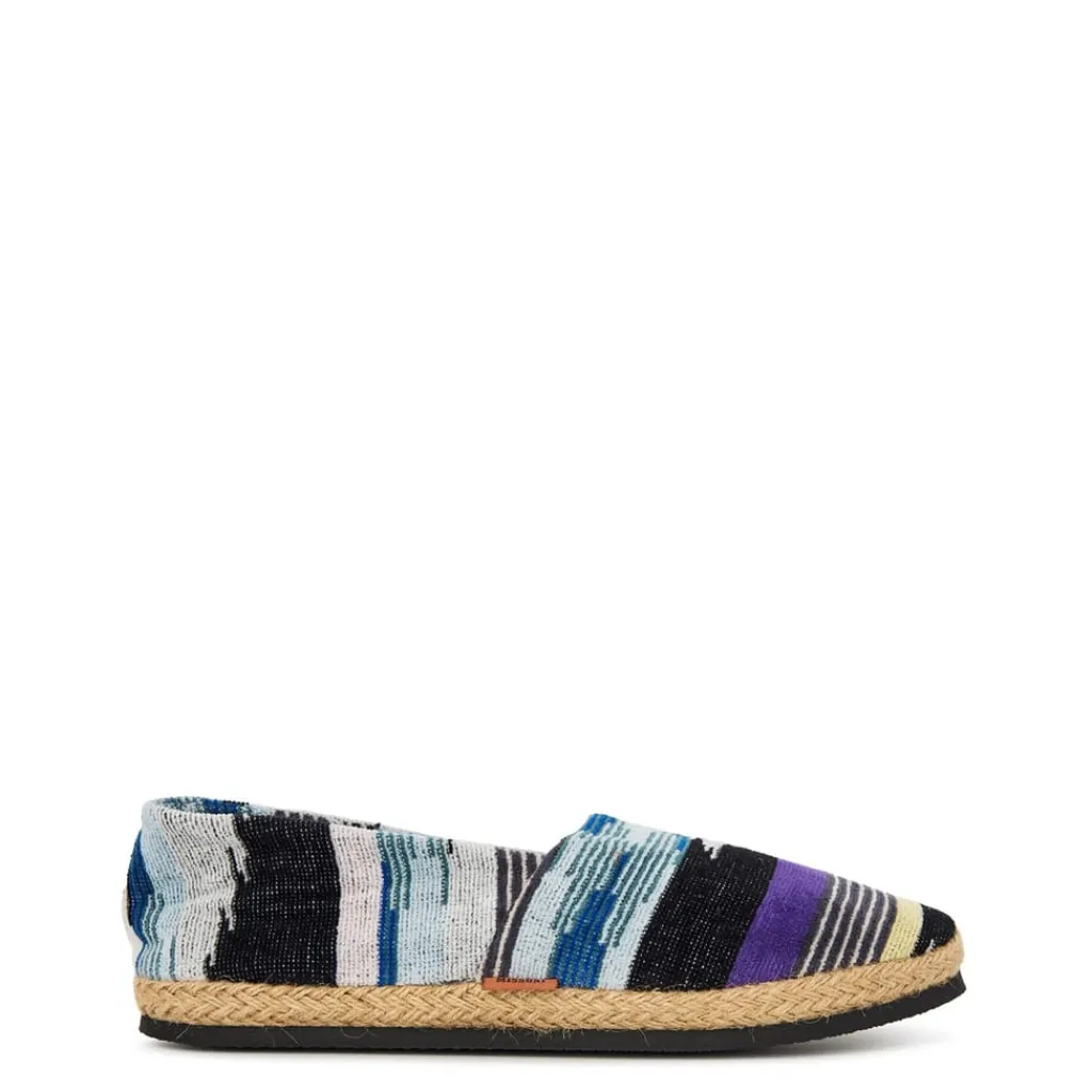 Beach Shoes*Missoni Clint Espadrille Flats in Black