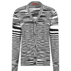 Knitwear*Missoni Striped Cardigan in Black