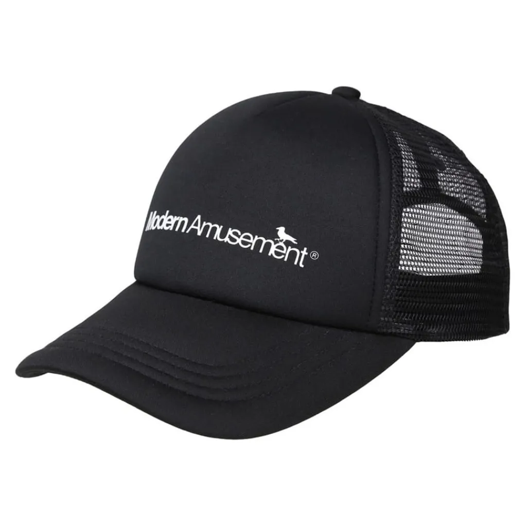 Caps-Hats*Modern Amusement Fountain Cap in Black
