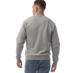 Sweatshirts*Modern Amusement The Pier Zip Funnel Neck Sweatshirt in Grey