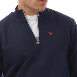 Sweatshirts*Modern Amusement The Pier Zip Funnel Neck Sweatshirt in Navy