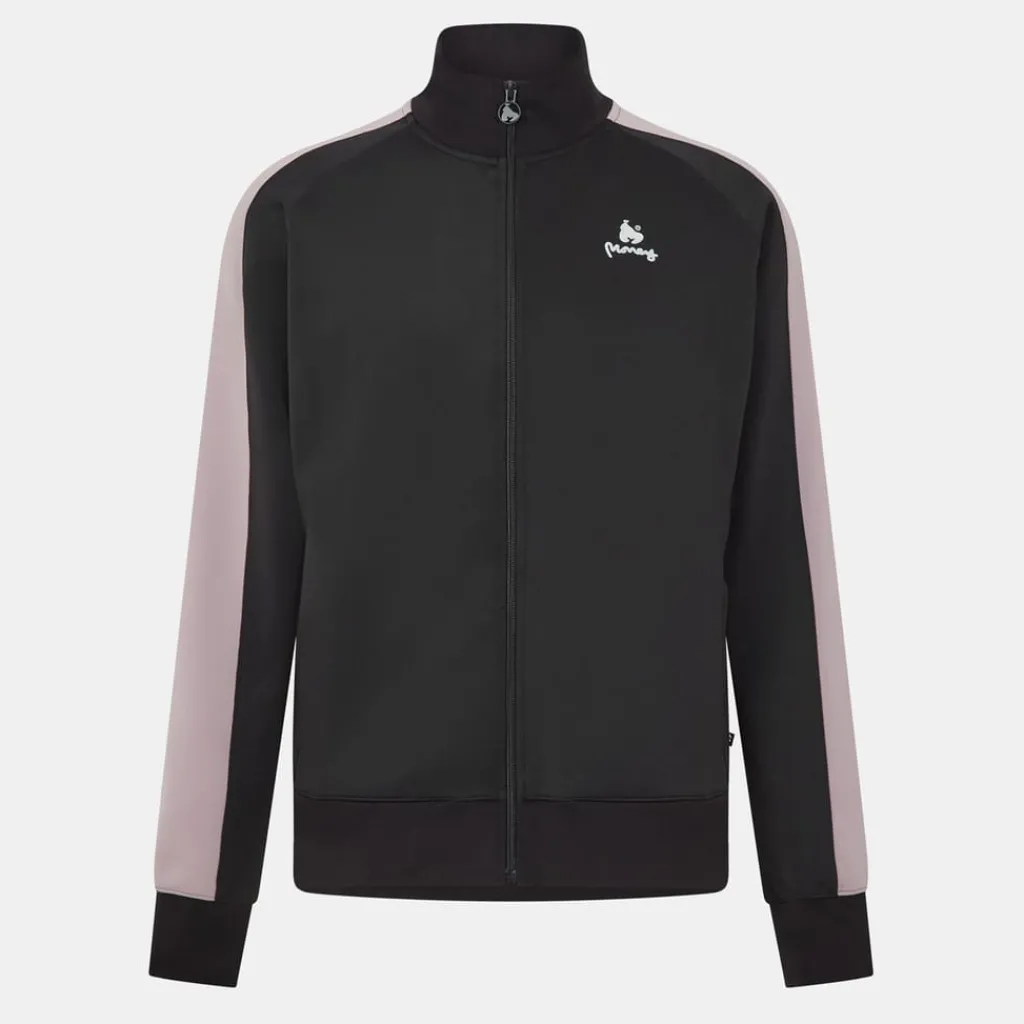 Tracksuits*Money Crew Tricot Panel Tracksuit in Black