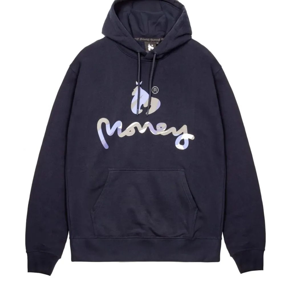 Hoodies*Money Infil Combo Hood in Blue