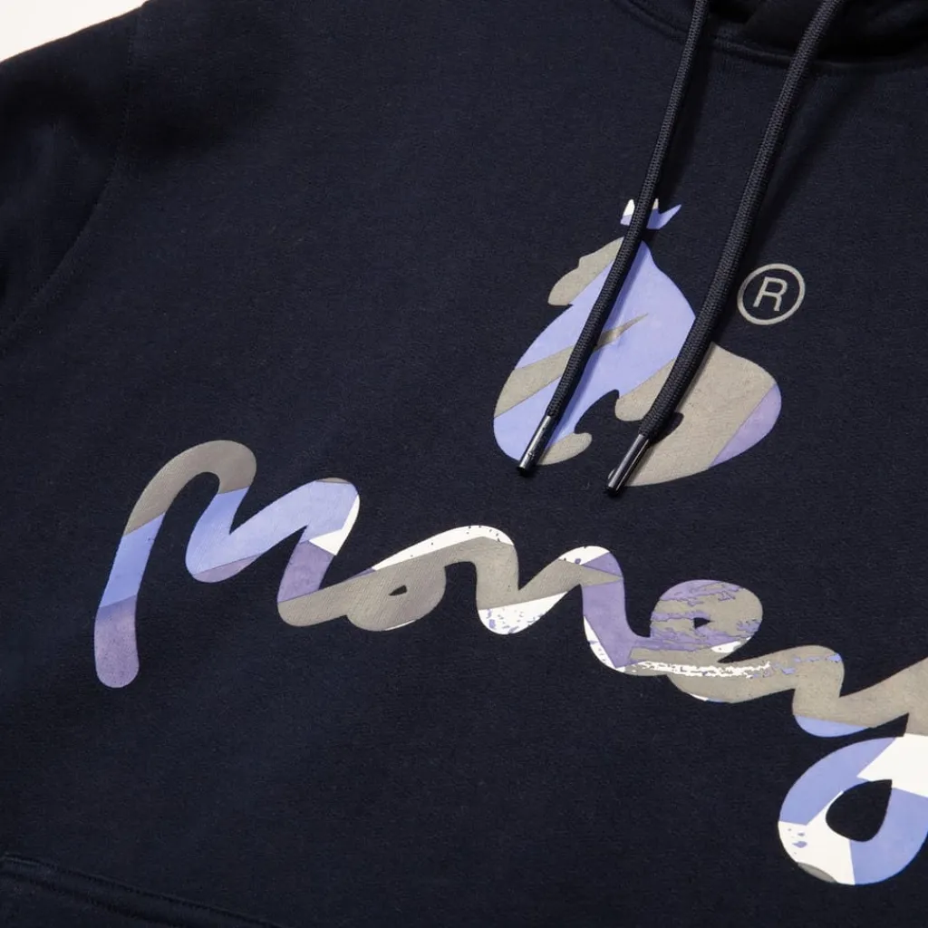 Hoodies*Money Infil Combo Hood in Blue