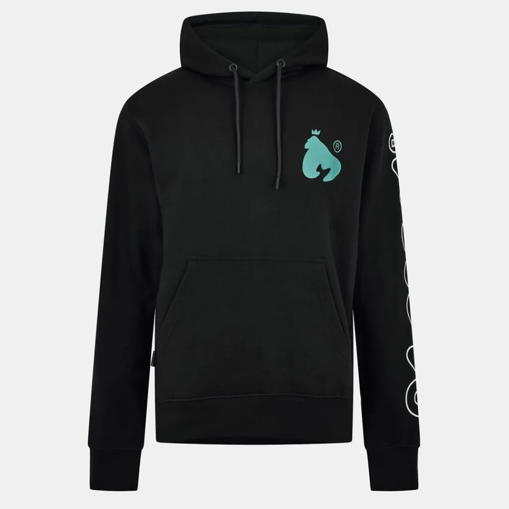 Hoodies*Money Line Jrsey Hoody in Black