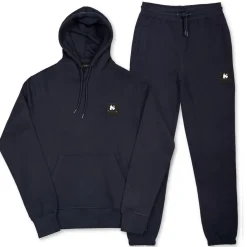 Hoodies*Money Patch Hood Tracksuit in Blue