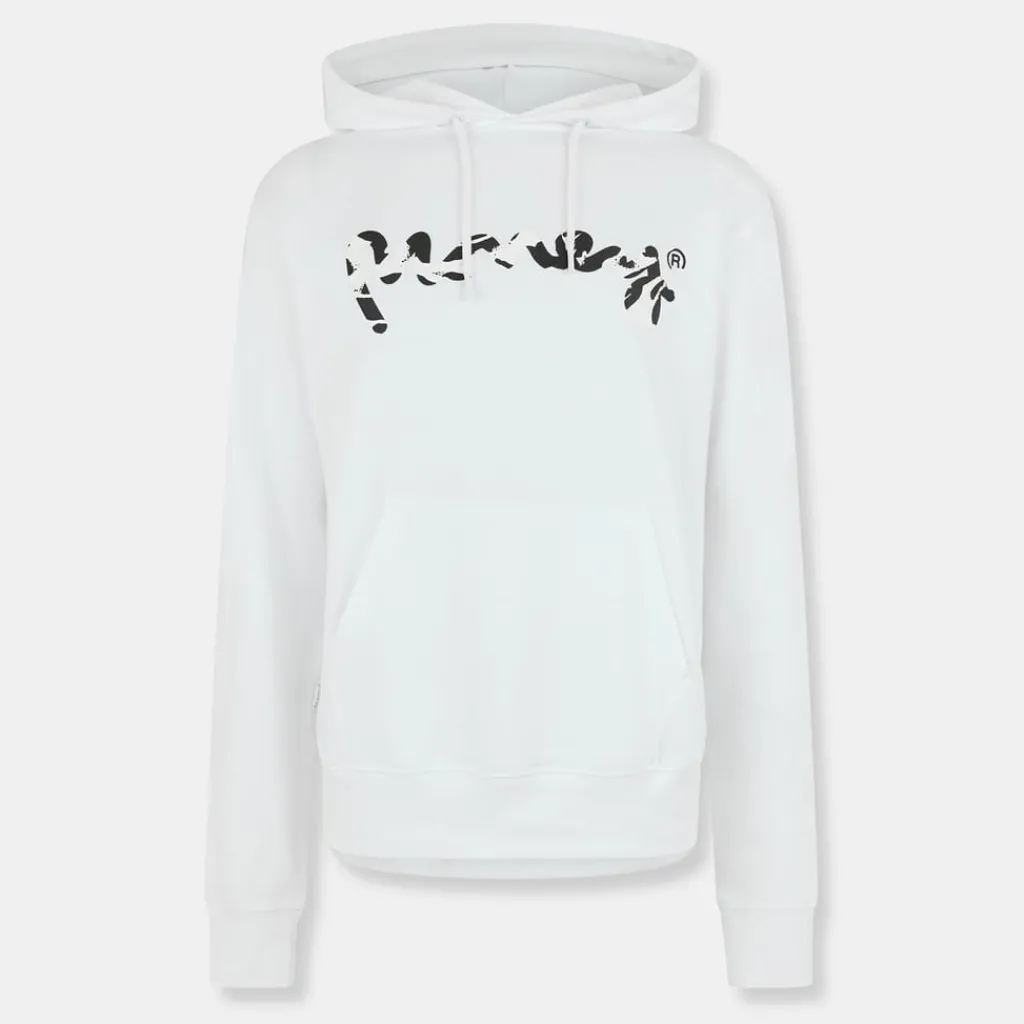 Hoodies*Money Sig Camo Hood in White