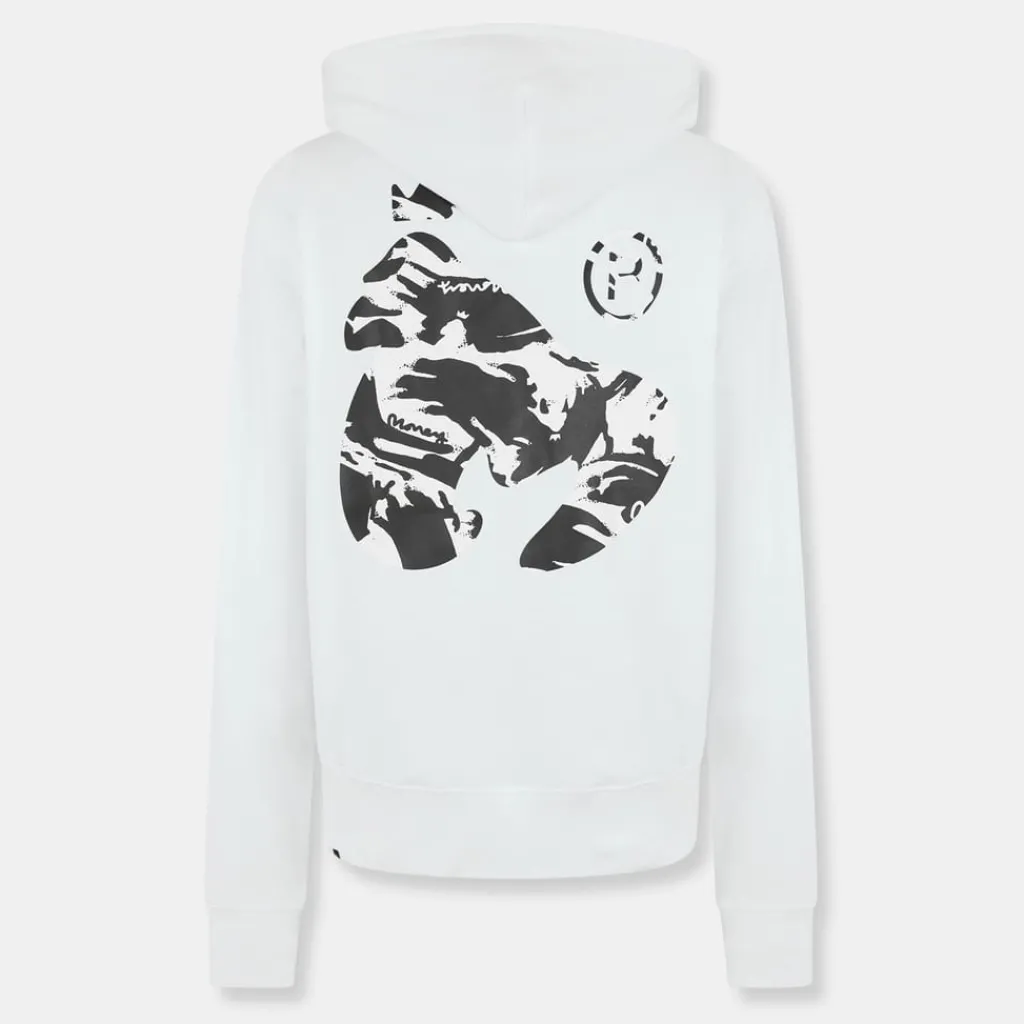 Hoodies*Money Sig Camo Hood in White
