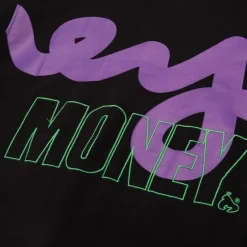 Hoodies*Money Stencil Block Hood in Black