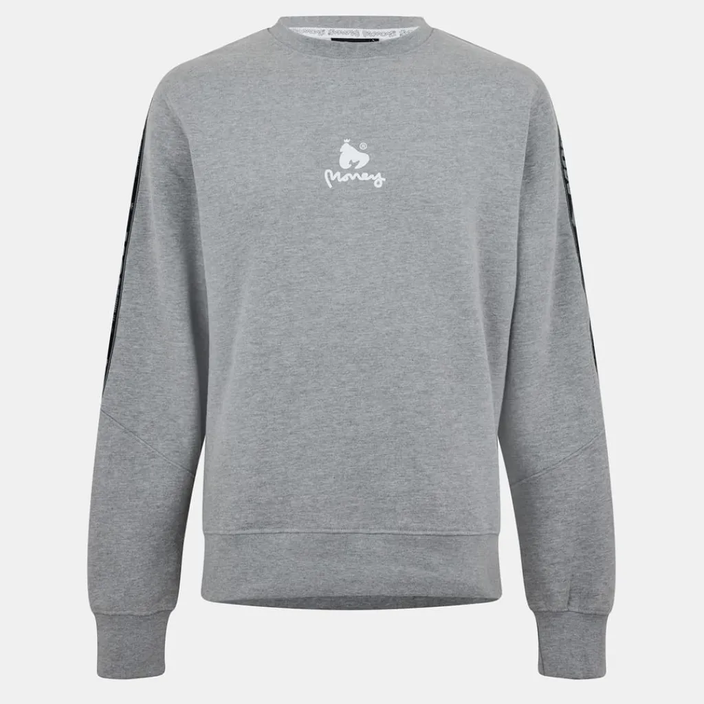 Tracksuits*Money Tape Crew Tracksuit in Grey