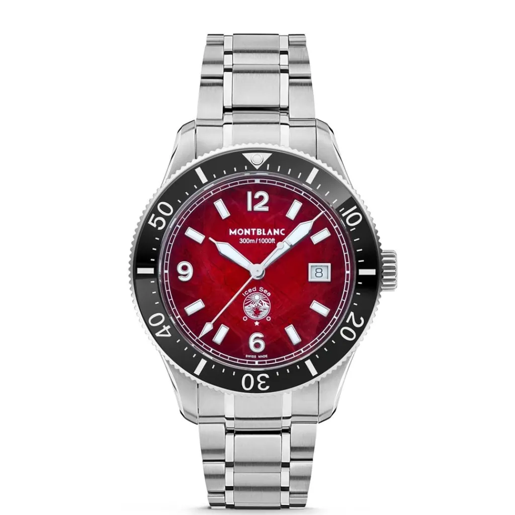 Jewellery-Watches*Montblanc 1858 Iced Sea Watch in Silver
