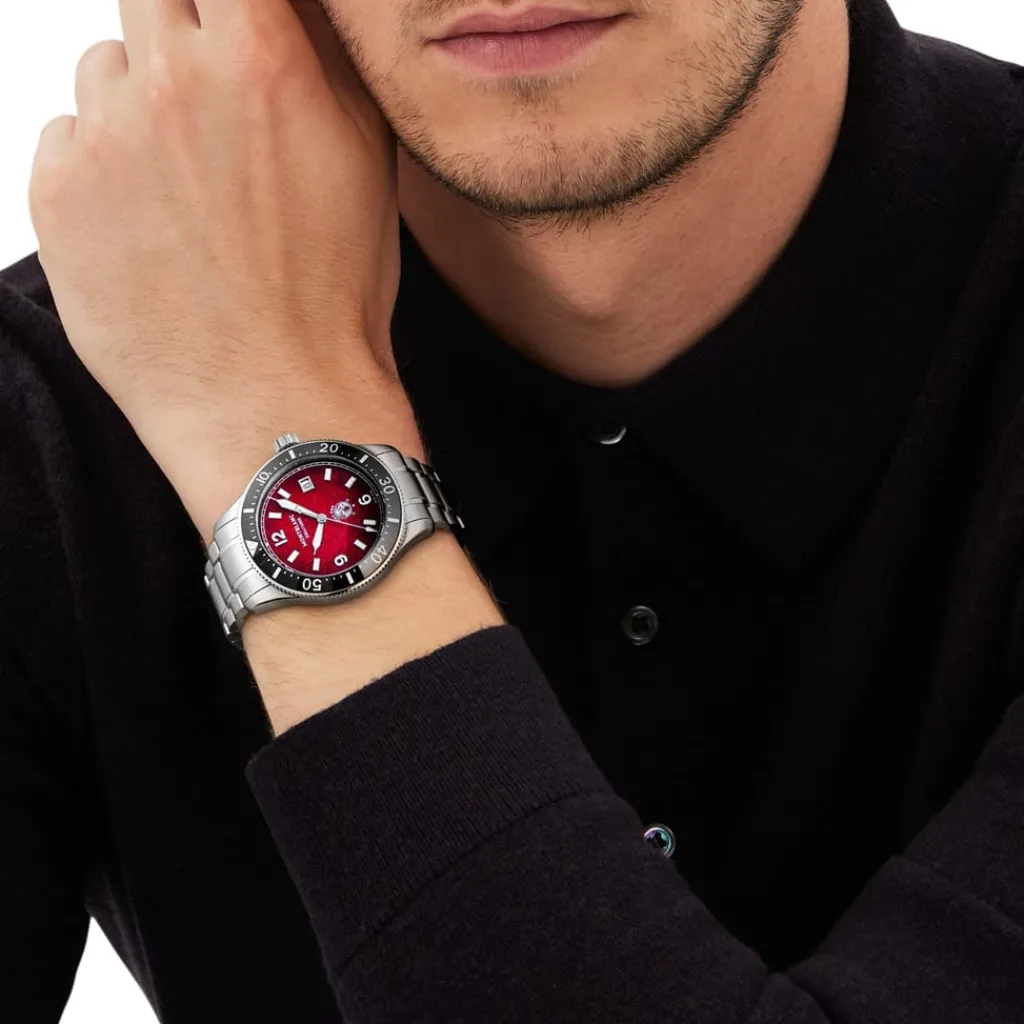 Jewellery-Watches*Montblanc 1858 Iced Sea Watch in Silver