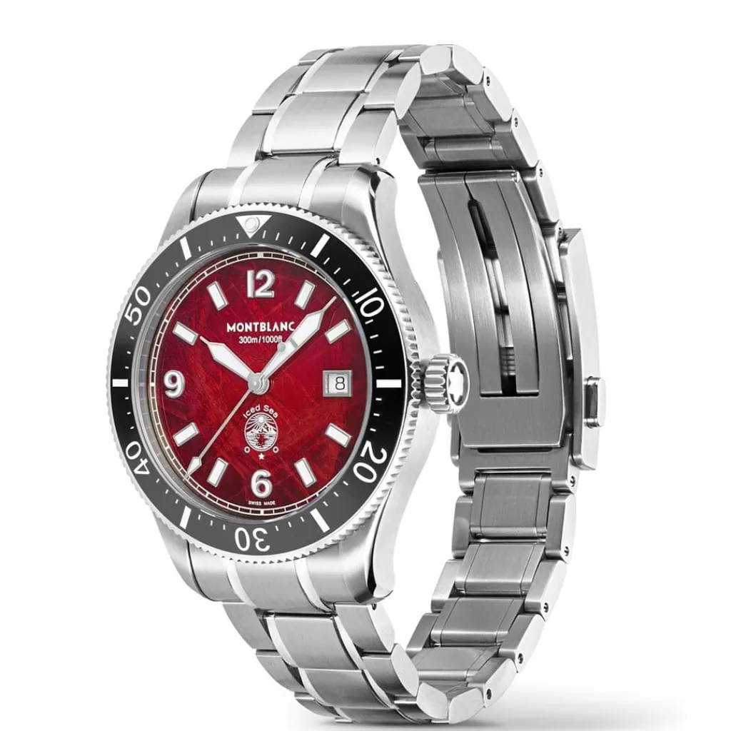 Jewellery-Watches*Montblanc 1858 Iced Sea Watch in Silver