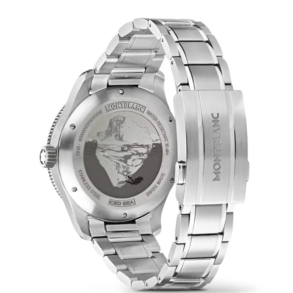 Jewellery-Watches*Montblanc 1858 Iced Sea Watch in Silver