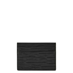 Wallets*Montblanc 4810 Ribbed Card Holder in Grey