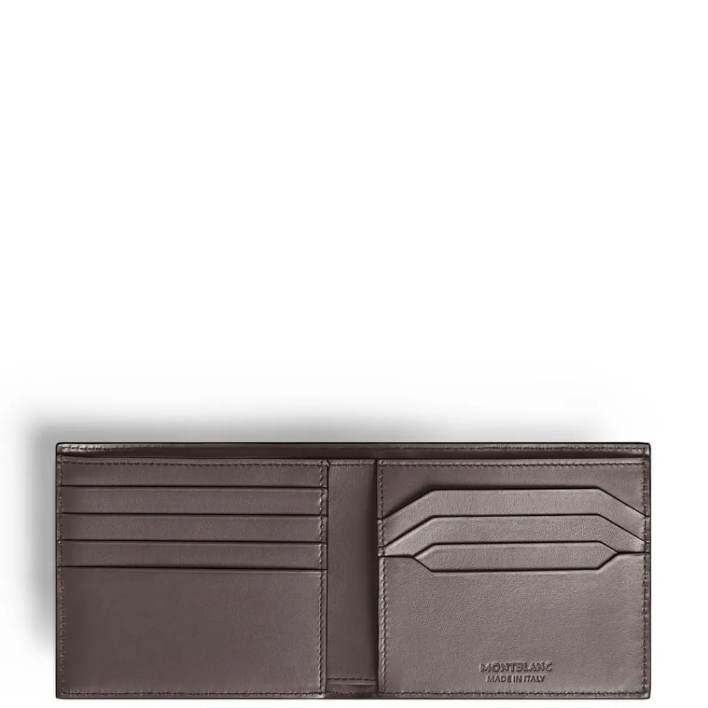 Wallets*Montblanc 4810 Textured Billfold Wallet in Grey