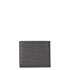 Wallets*Montblanc 4810 Textured Billfold Wallet in Grey