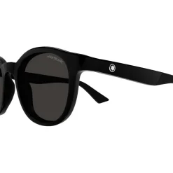 Sunglasses*Montblanc Round Sunglasses in Black