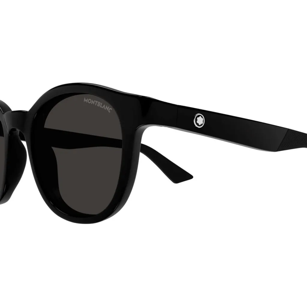 Sunglasses*Montblanc Round Sunglasses in Black