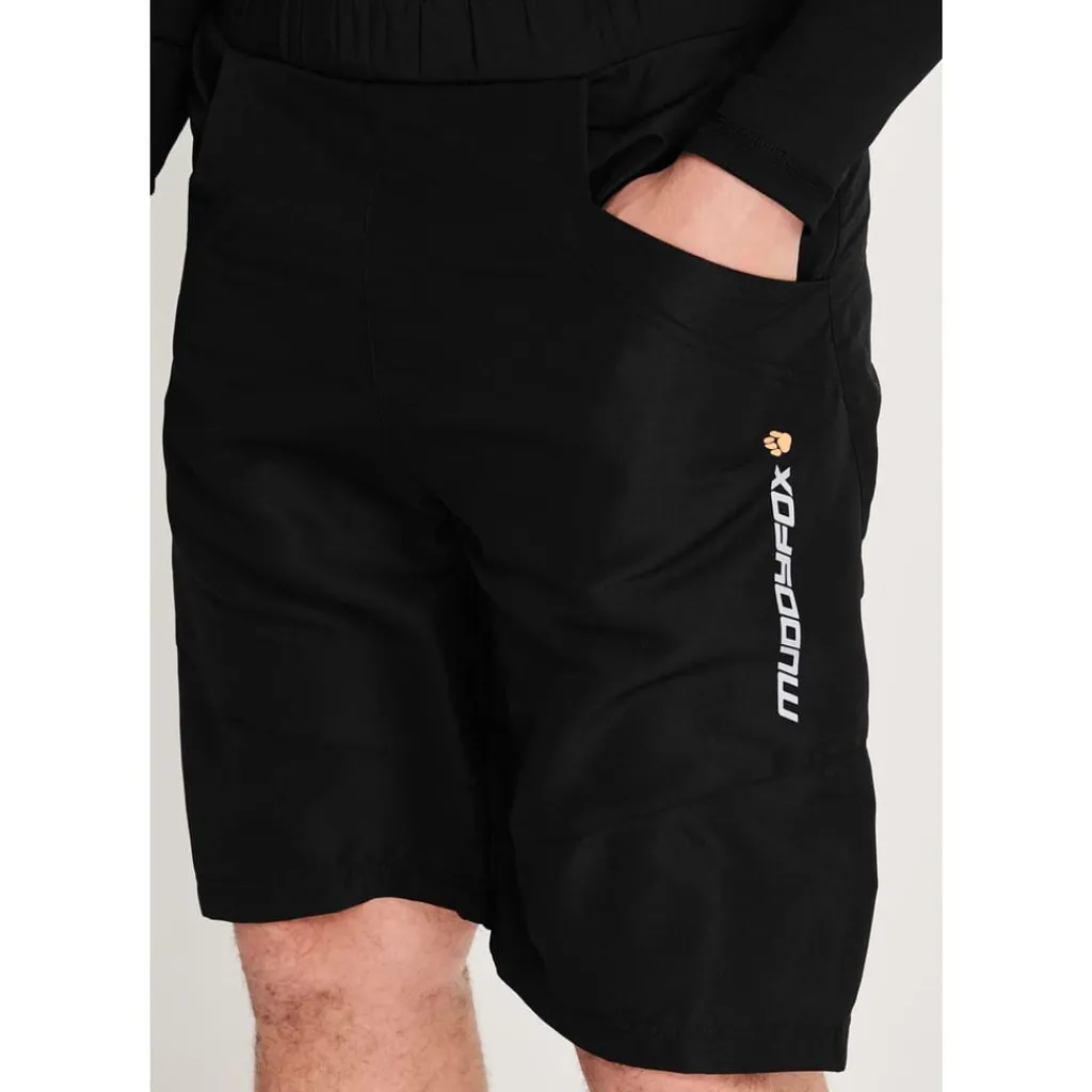 Fitness And Gym Shorts*MuddyFox Mens Urban Cycling Shorts in Black