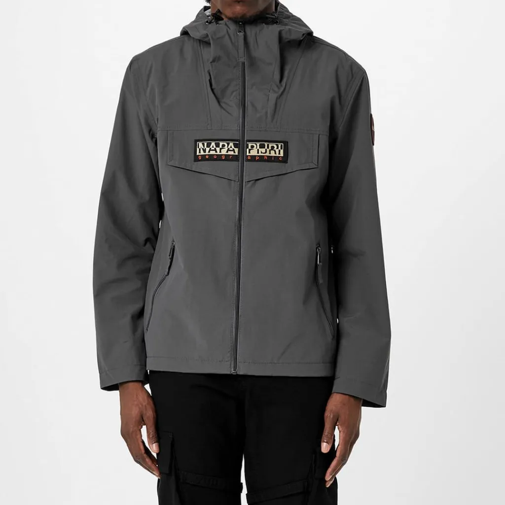 Coats And Jackets*Napapijri Open S Black 041 in Grey