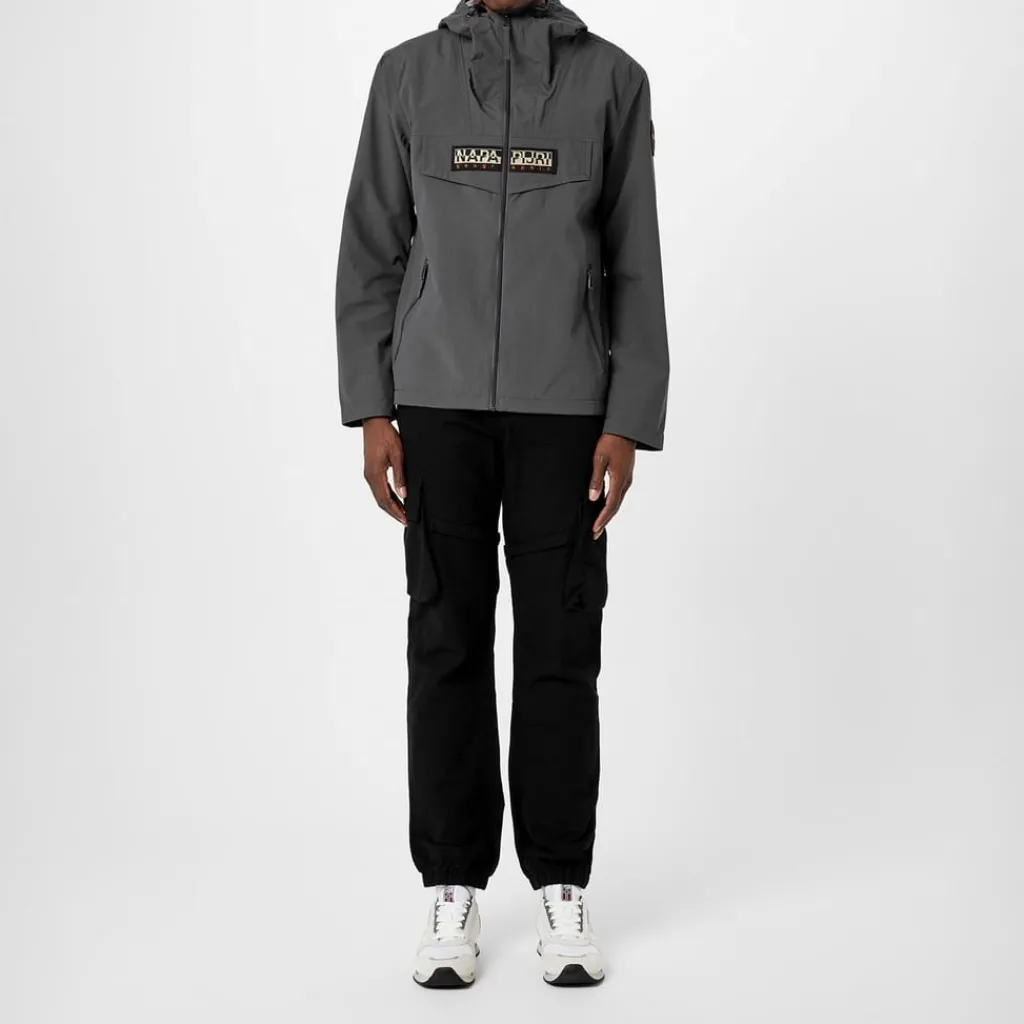 Coats And Jackets*Napapijri Open S Black 041 in Grey