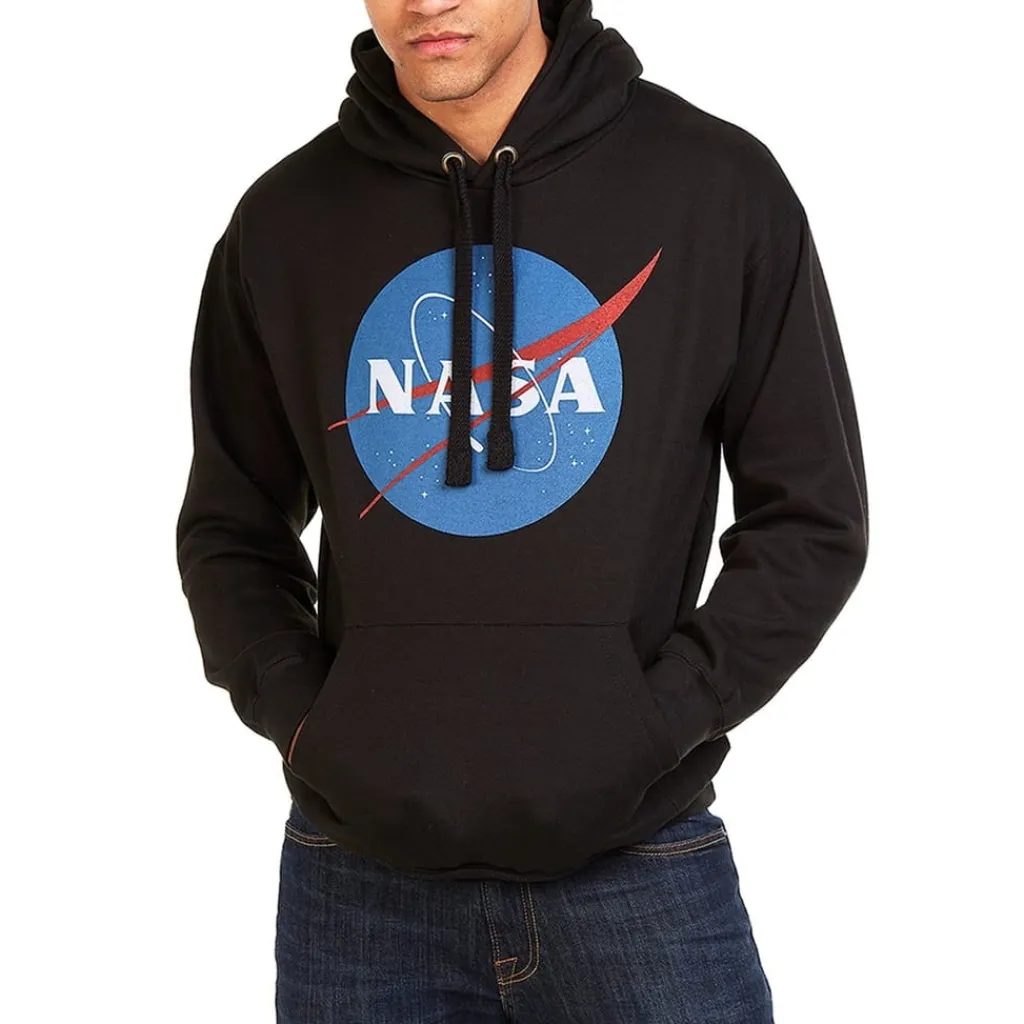 Sweatshirts*NASA Circle Hoody in Black