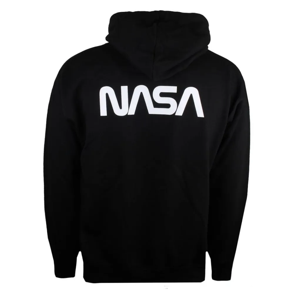 Sweatshirts*NASA Circle Hoody in Black