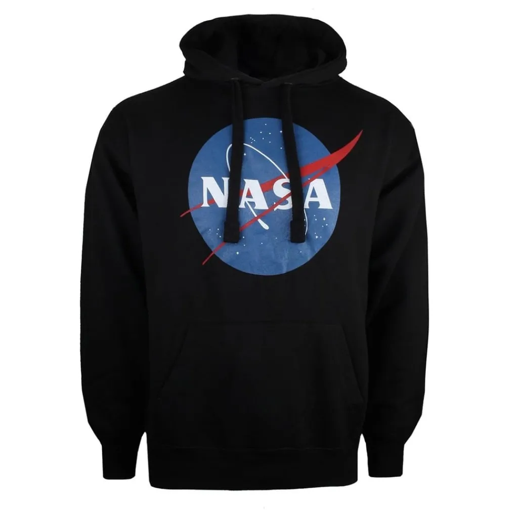 Sweatshirts*NASA Circle Hoody in Black
